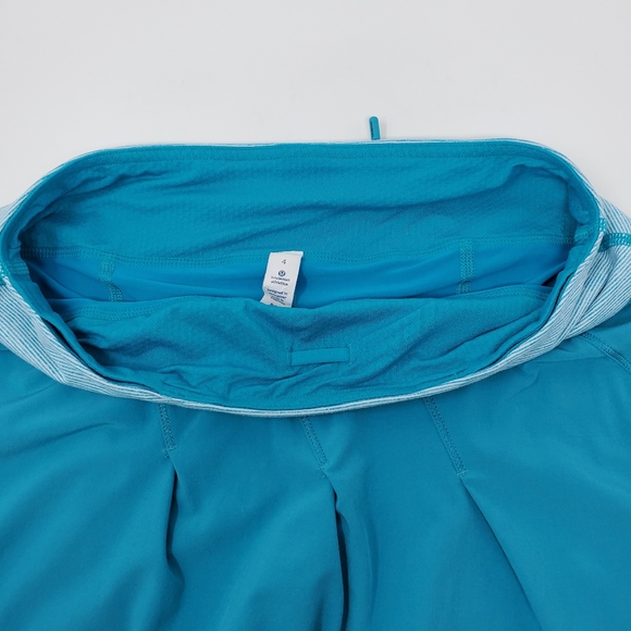 Lululemon Run: Take Flight Surge Teal Skirt Skort - Picture 4 of 8